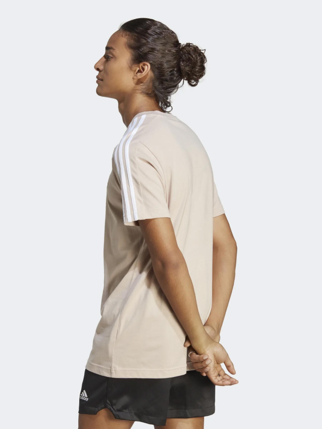 T-shirt sportswear 3 stripes beige homme - Adidas