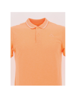 Polo eizo corporate orange fluo homme - Kappa