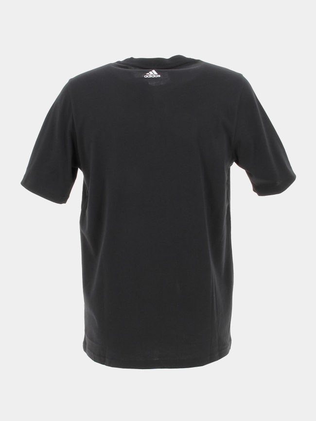 T-shirt linear logo noir garçon - Adidas