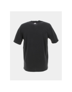 T-shirt linear logo noir garçon - Adidas