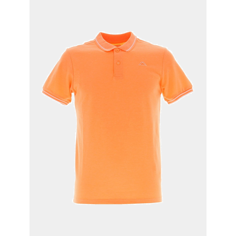 Polo eizo corporate orange fluo homme - Kappa