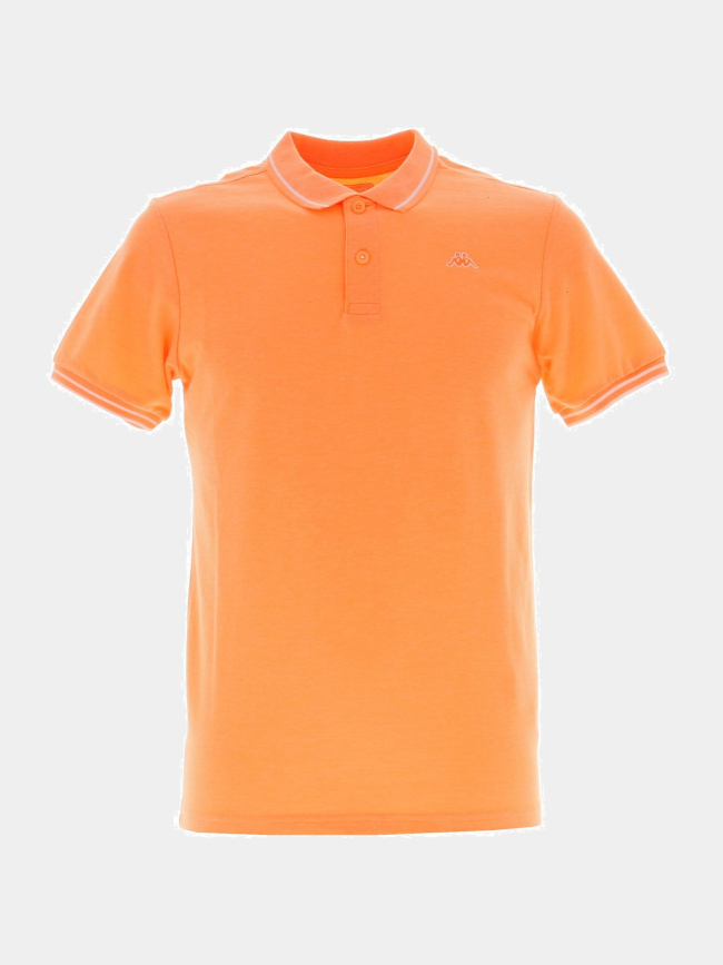 Polo eizo corporate orange fluo homme - Kappa