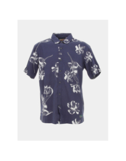 Chemise à fleurs hawaienne bleu marine homme - Superdry