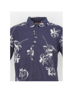 Chemise à fleurs hawaienne bleu marine homme - Superdry