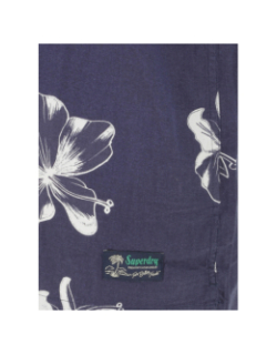 Chemise à fleurs hawaienne bleu marine homme - Superdry