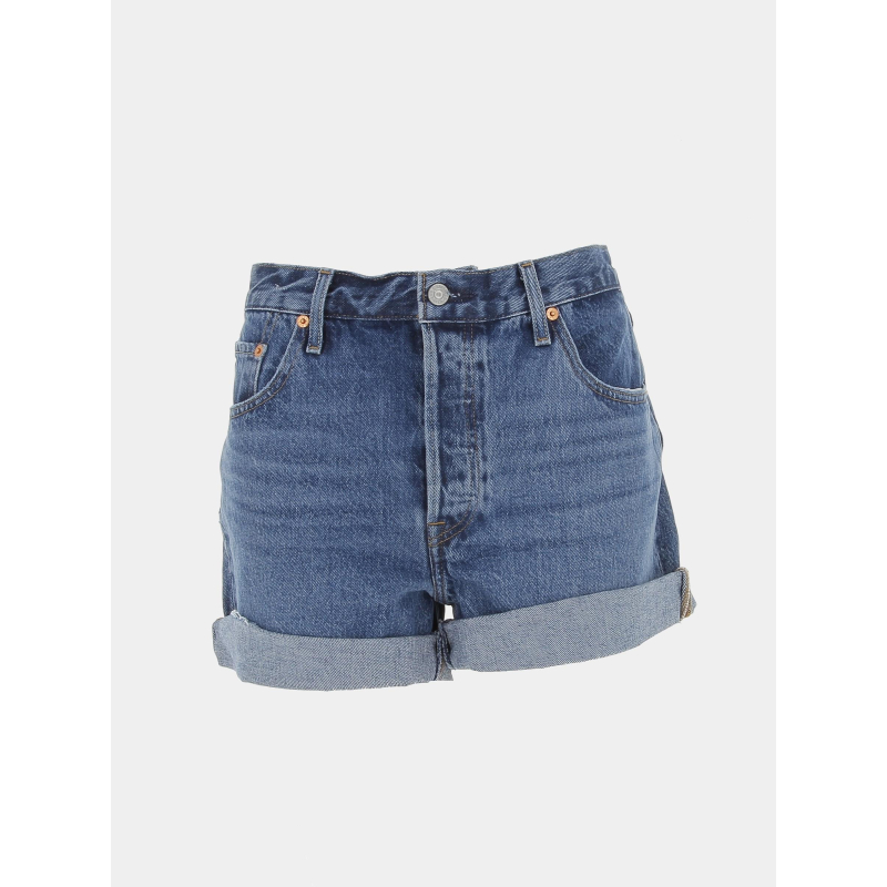 Short en jean 501 rolled bleu marine femme - Levi's