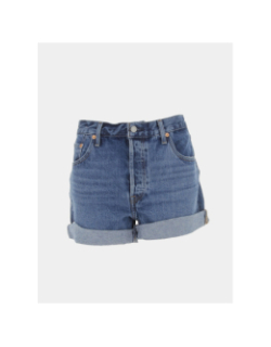 Short en jean 501 rolled bleu marine femme - Levi's