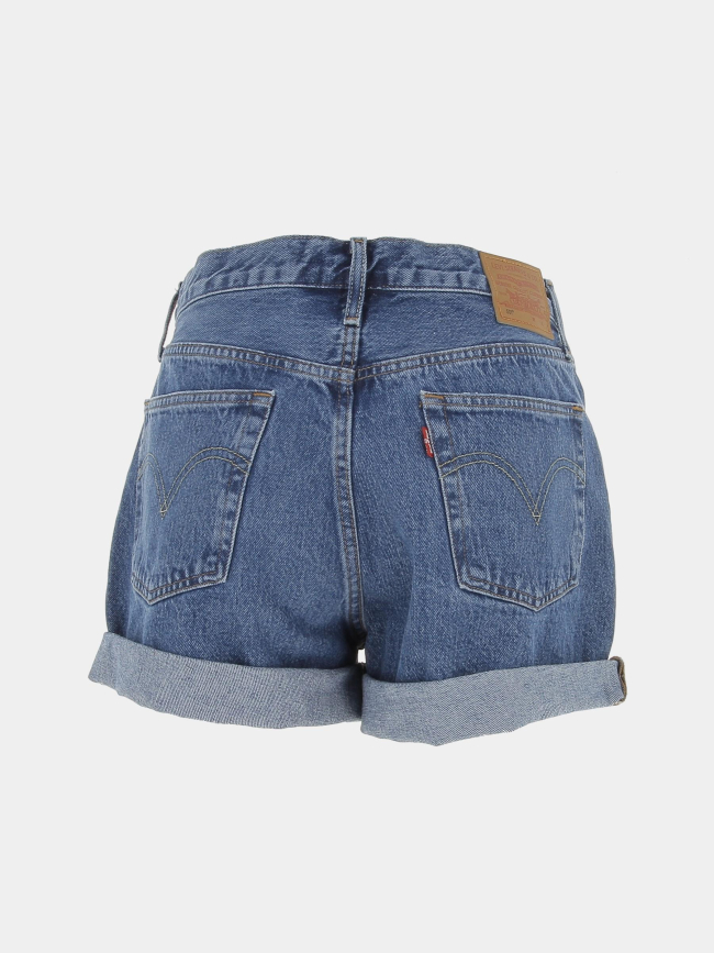 Short en jean 501 rolled bleu marine femme - Levi's