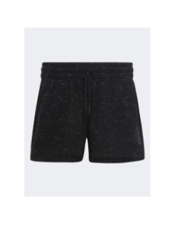 Short jogging de sport big logo noir chiné fille - Adidas