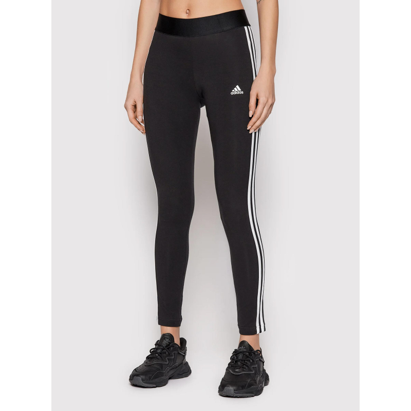 Legging de sport 3 stripes noir femme - Adidas