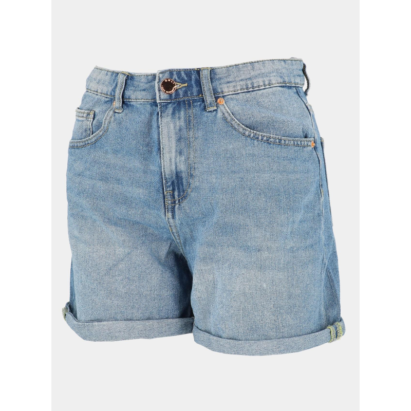 Short en jean denim phine bleu clair femme - Only