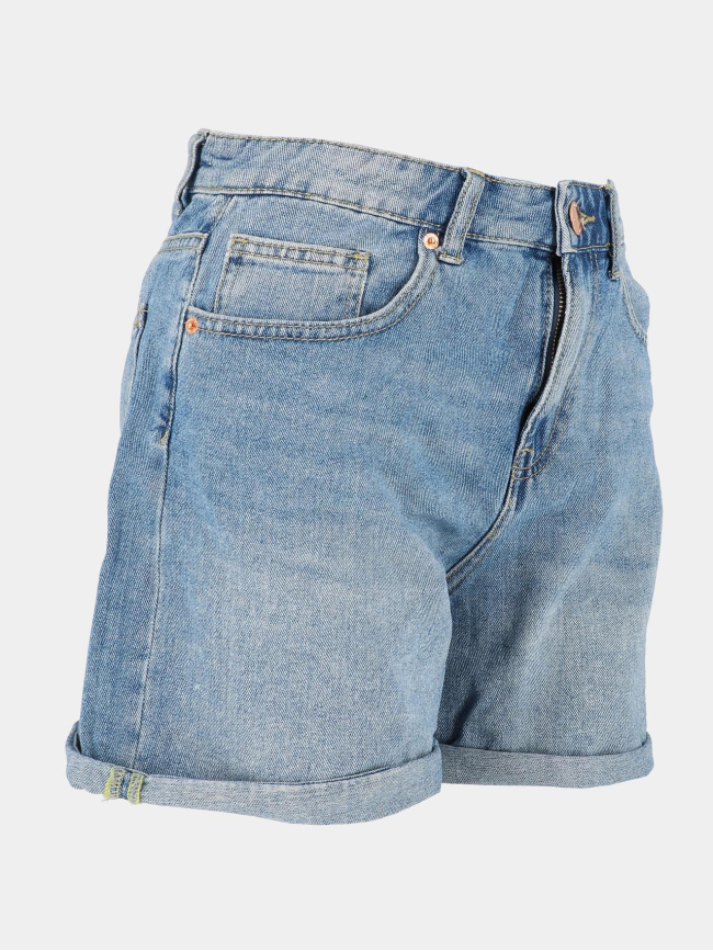 Short en jean denim phine bleu clair femme - Only