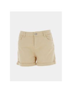 Short mini cerise beige femme - Deeluxe