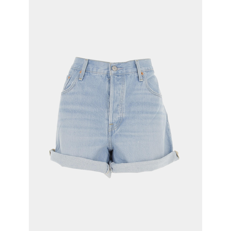 Short en jean 501 rolled bleu clair femme - Levi's