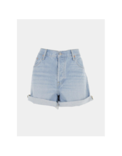 Short en jean 501 rolled bleu clair femme - Levi's