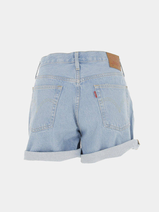 Short en jean 501 rolled bleu clair femme - Levi's