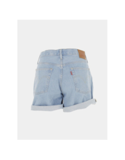 Short en jean 501 rolled bleu clair femme - Levi's