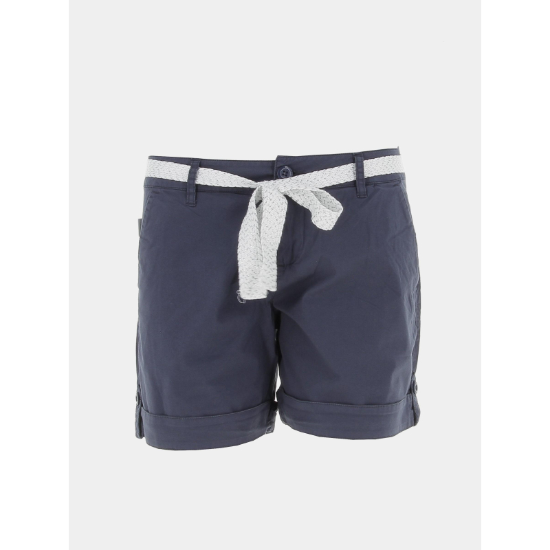 Short ceinture olah bleu marine femme - Sun Valley