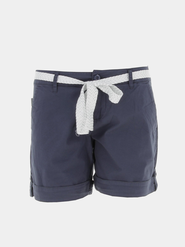 Short ceinture olah bleu marine femme - Sun Valley