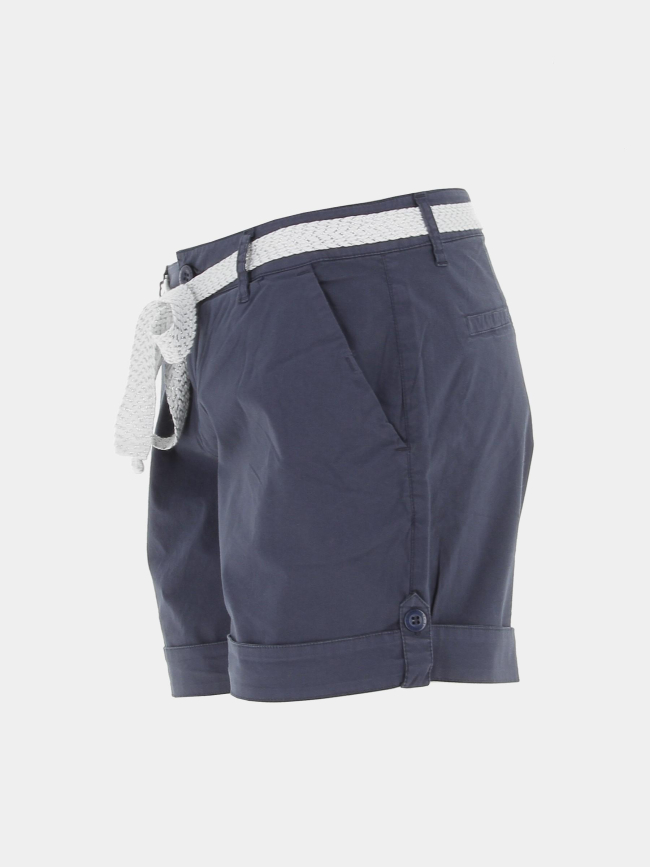 Short ceinture olah bleu marine femme - Sun Valley