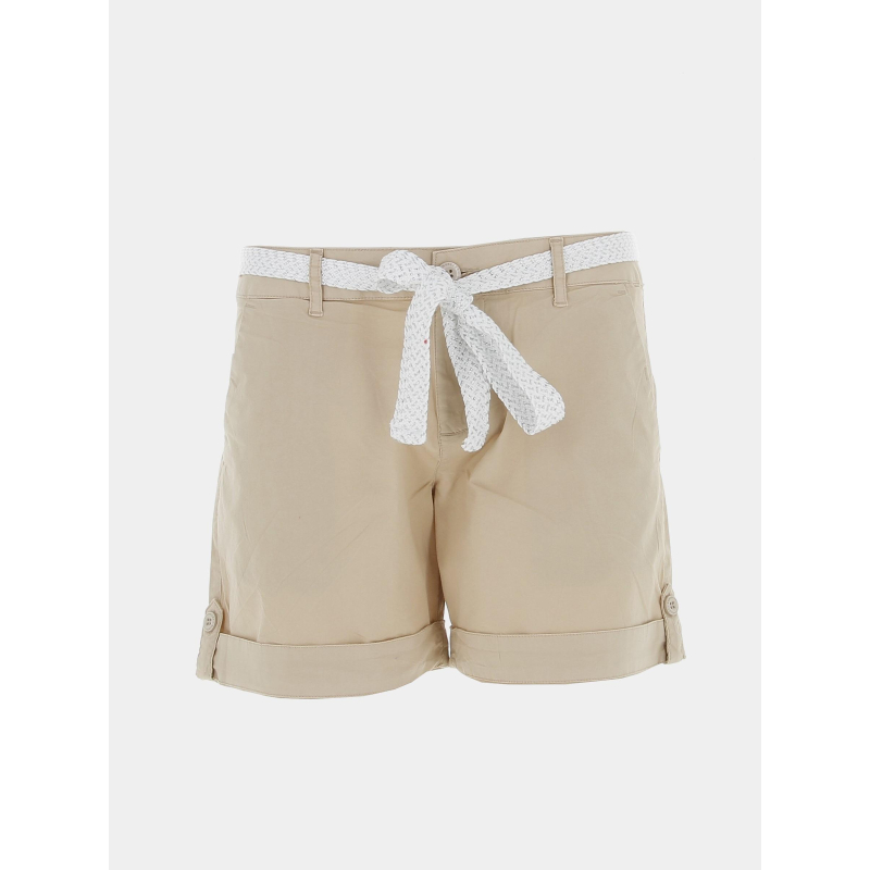 Short ceinture olah beige femme - Sun Valley