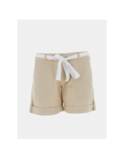 Short ceinture olah beige femme - Sun Valley