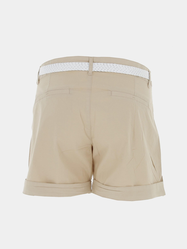 Short ceinture olah beige femme - Sun Valley