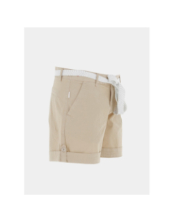 Short ceinture olah beige femme - Sun Valley