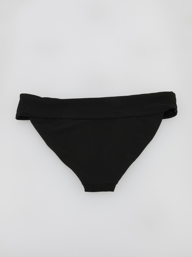 Bas de maillot de bain bikini côtelé bobby noir femme - Only