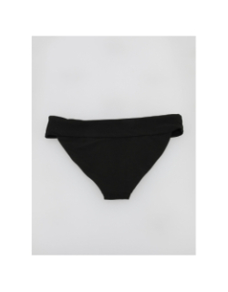 Bas de maillot de bain bikini côtelé bobby noir femme - Only