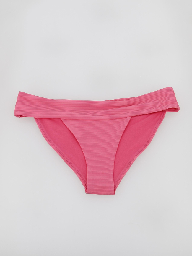 Bas de maillot de bain bikini côtelé bobby rose femme - Only