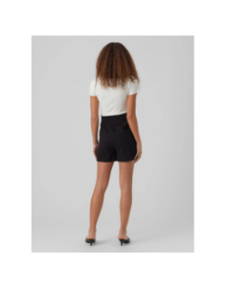 Short fluide en lin milo noir femme - Vero Moda