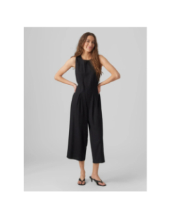 Combinaison pantalon en lin milo noir femme - Vero Moda