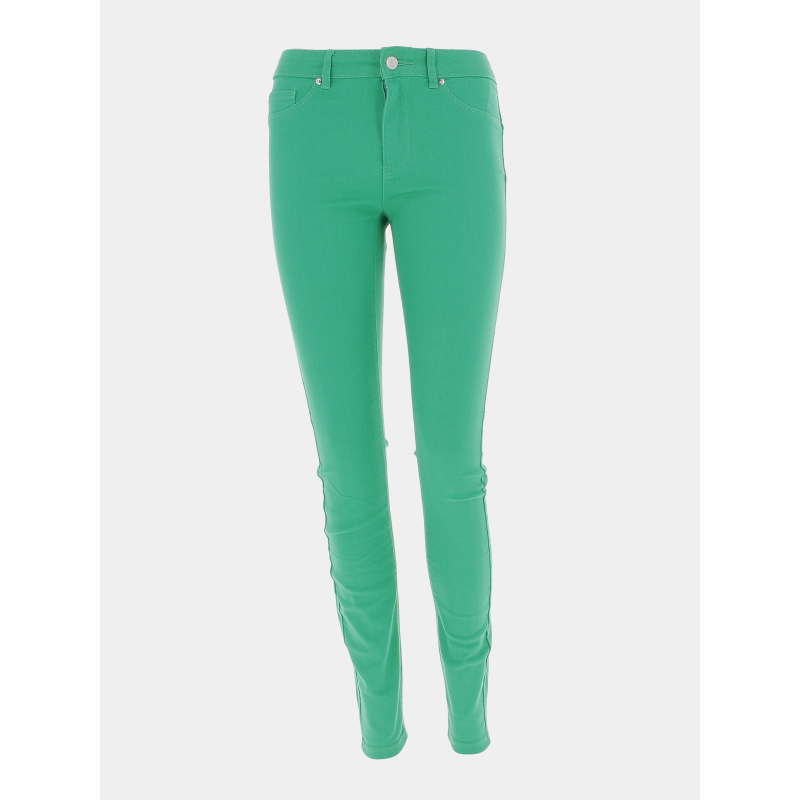 Jean slim push up wild seven vert femme - Vero Moda