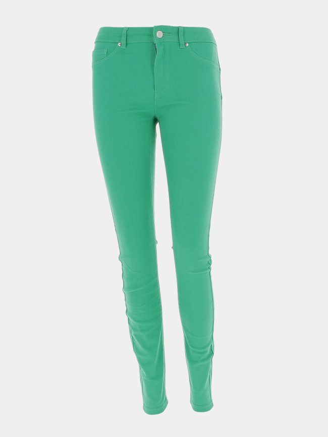 Jean slim push up wild seven vert femme - Vero Moda