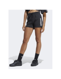 Short linear logo noir femme - Adidas