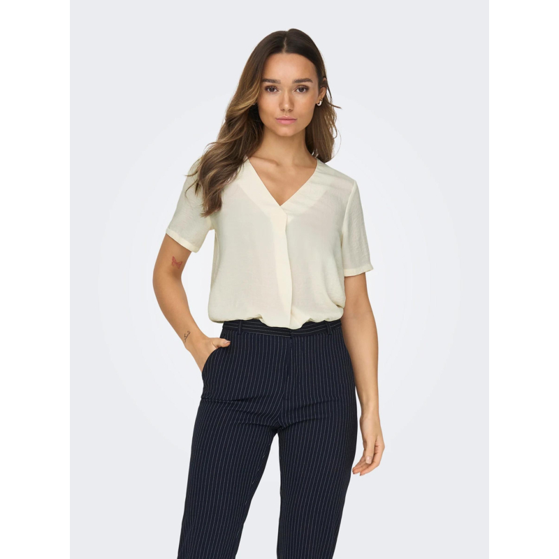 T-shirt ample divya beige femme - Jacqueline De Yong