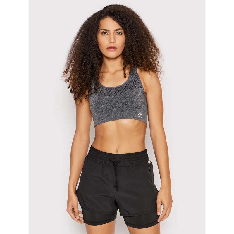 Brassière de sport don't sweat it gris femme - Dare 2b