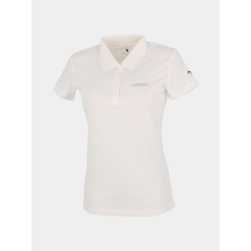 Polo outdoor maverick blanc femme - Regatta