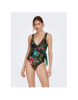 Maillot de bain 1 pièce à fleurs julie noeud femme - Only