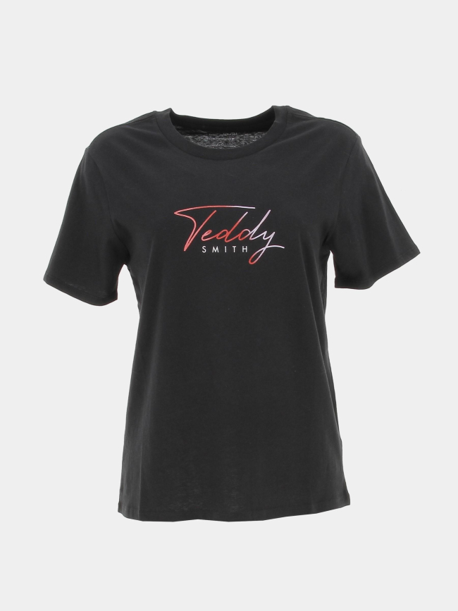 T-shirt logo felzy noir fille - Teddy Smith