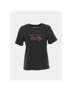 T-shirt logo felzy noir fille - Teddy Smith