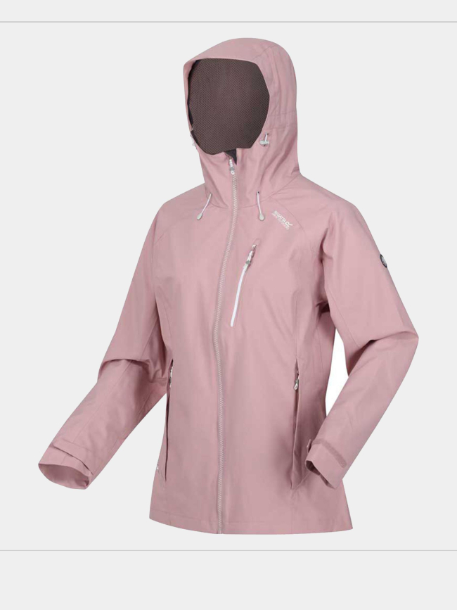 Veste imperméable de randonnée birchdale rose femme - Regatta