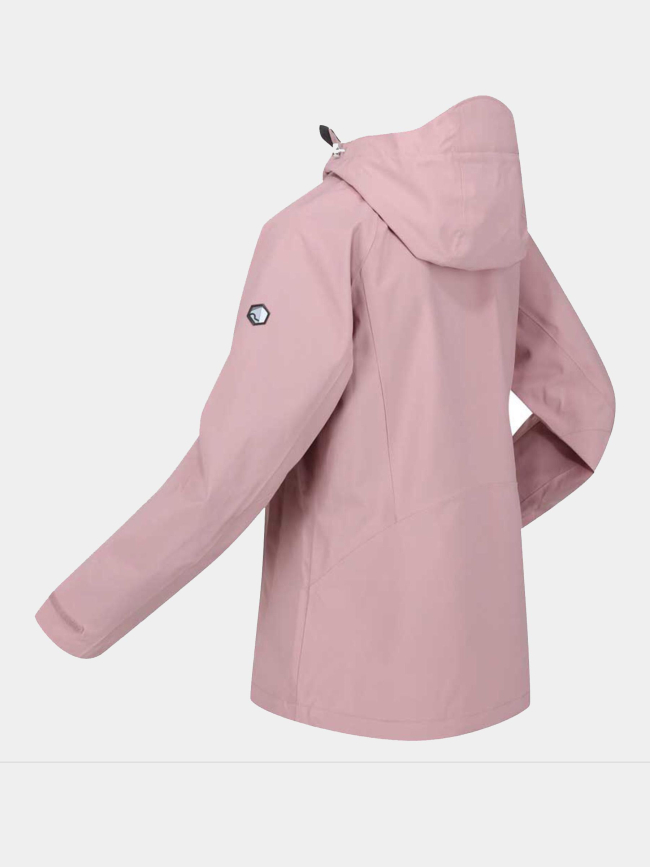 Veste imperméable de randonnée birchdale rose femme - Regatta