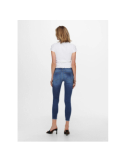 T-shirt crop cotêlé emma blanc femme - Only