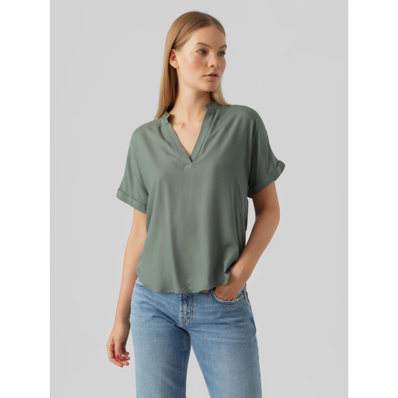 T-shirt beauty kaki femme - Vero Moda