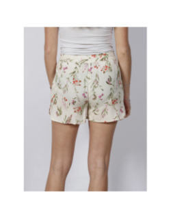 Short fluide à fleurs easy écru femme - Vero Moda