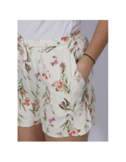 Short fluide à fleurs easy écru femme - Vero Moda