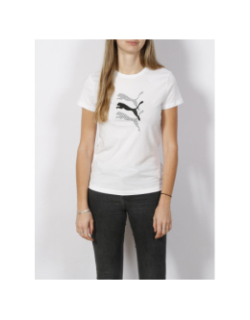 T-shirt grafs laser blanc femme - Puma