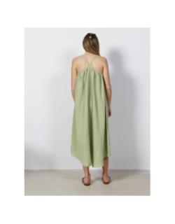 Robe midi natali vert pale femme - Vero Moda